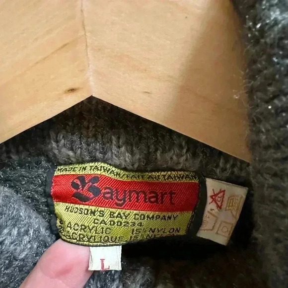 Vintage 1980s Baymart Zip-up Sweater  Large - Picture 3 of 4